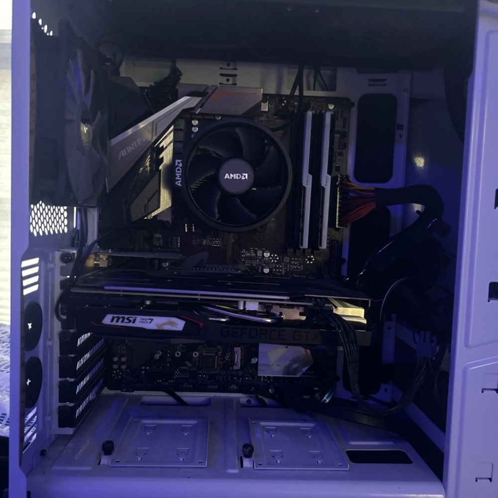 NZXT Internal Components with AMD and MSI - Black and Silver